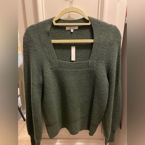 NWT Madewell Melwood Square Neck Pullover